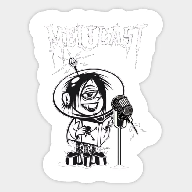 Meltcast 3.0 Logo Sticker by meltdownnetwork